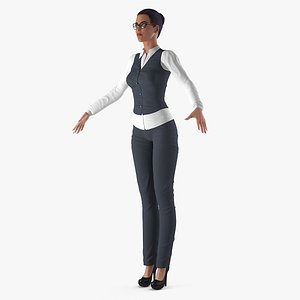 Business Woman T-Pose
