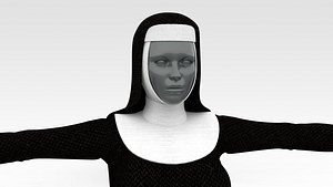 3D Nun Veil