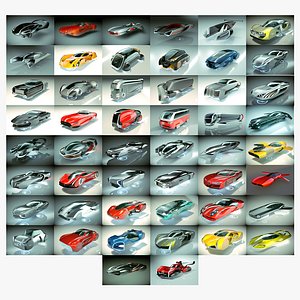 3D T 50 in 1 Cheap Cool Hover Car Collection