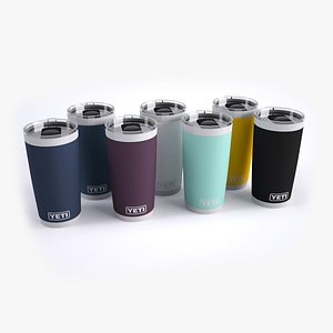 Yeti Rambler 20oz 3D model