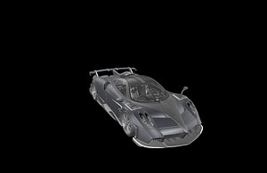 3D model Pagani Imola 2021