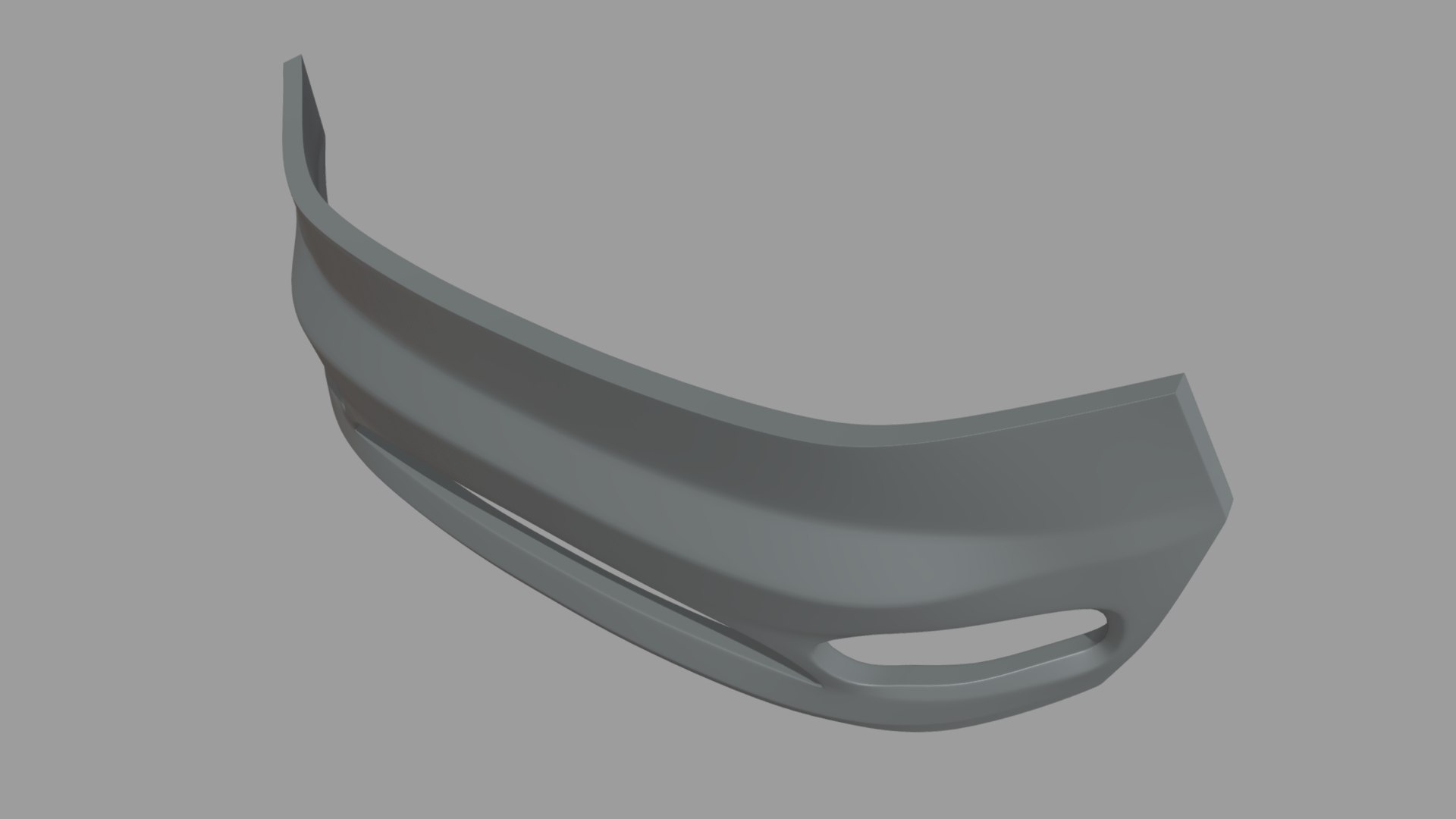 3D Front Bumper Custom 02 Model - TurboSquid 2026982