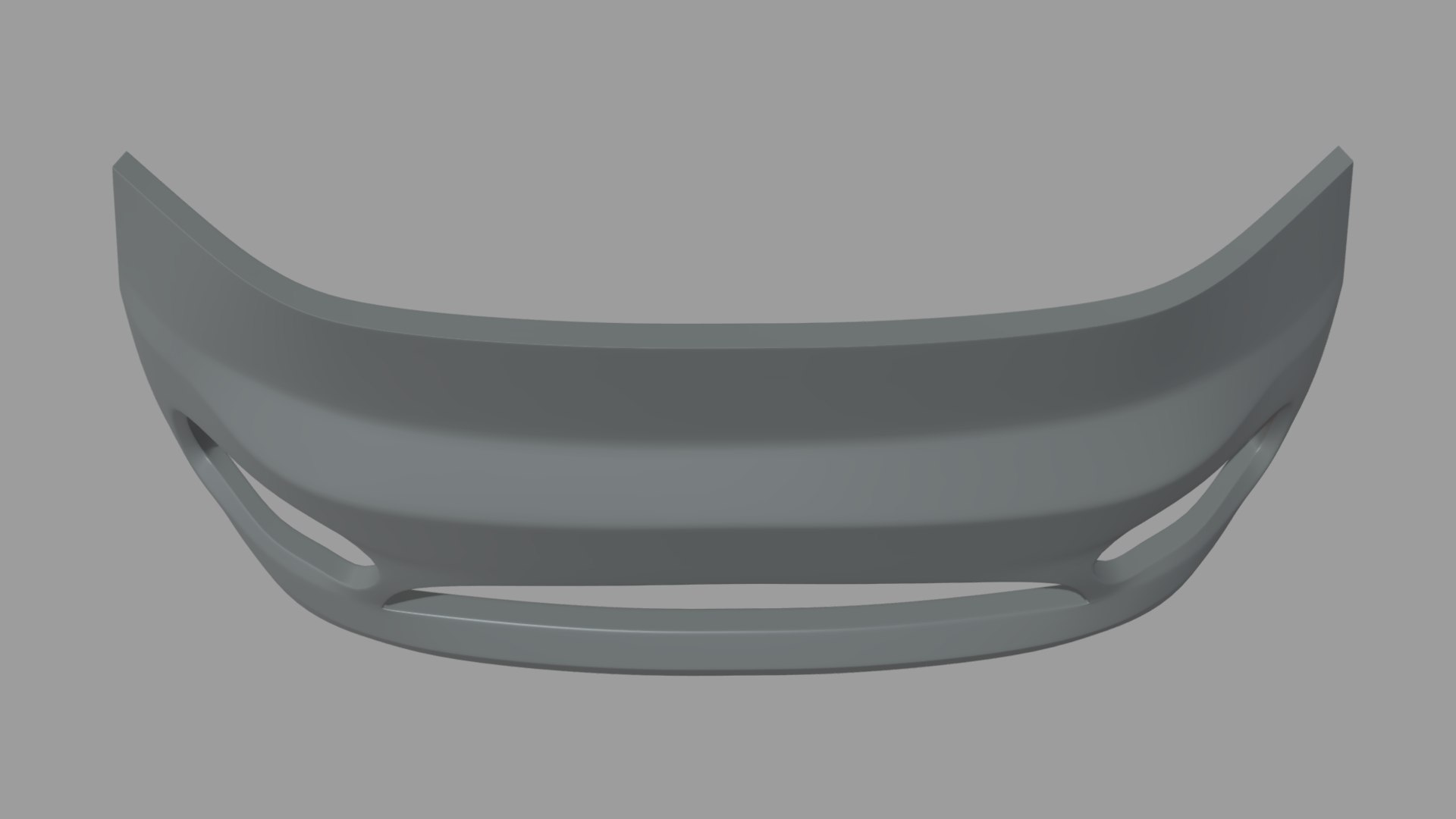 3D Front Bumper Custom 02 Model - TurboSquid 2026982