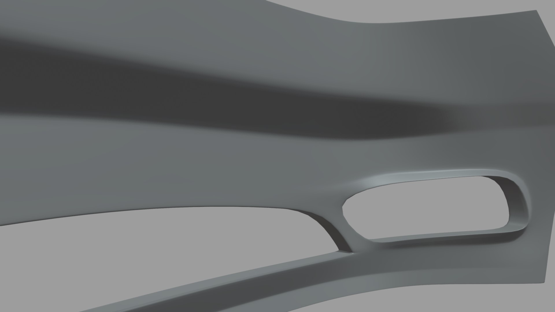 3D Front Bumper Custom 02 Model - TurboSquid 2026982