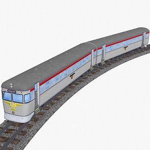 3D savannahlander - queensland railways passenger train model