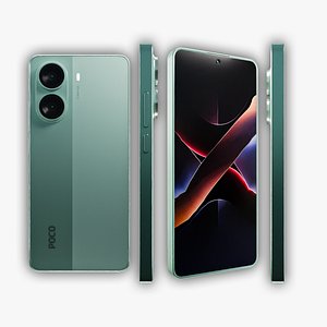 Xiaomi Poco X7 Pro  High-Quality 3D Model  Clean Topology  Realistic 3D model
