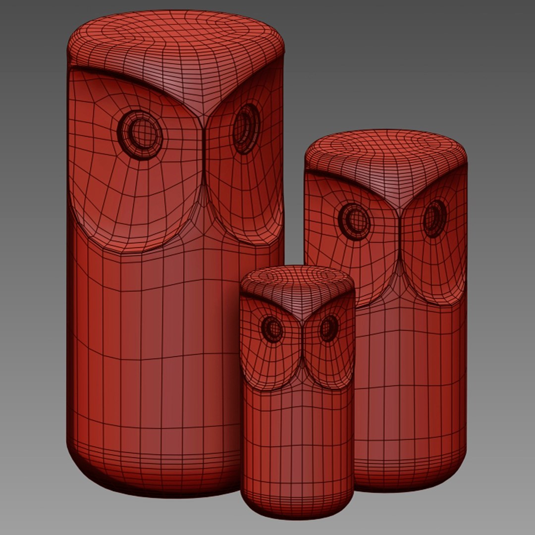 Owl figurine model - TurboSquid 2004467
