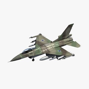 3D model f16 fighter israeli idf
