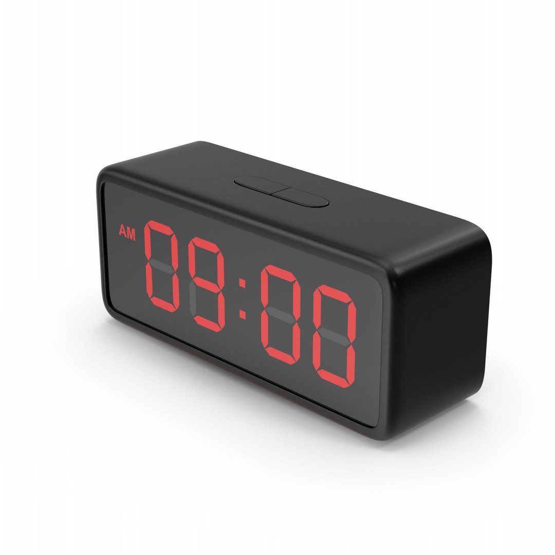 Electric Alarm Clock 3D Model TurboSquid 2147838