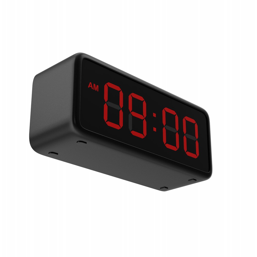 Electric Alarm Clock 3D Model - TurboSquid 2147838
