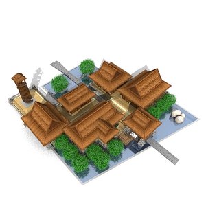 3d scenes setting