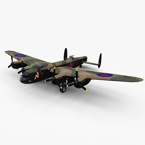 3d model of avro bomber