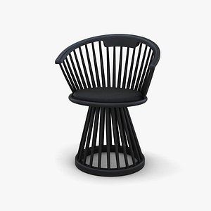3D Tom Dixon Fan Dining chair