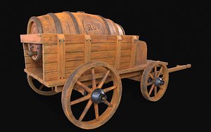 Wooden Carriage Barrel