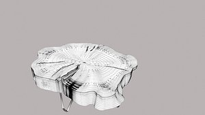Wooden table 3D model
