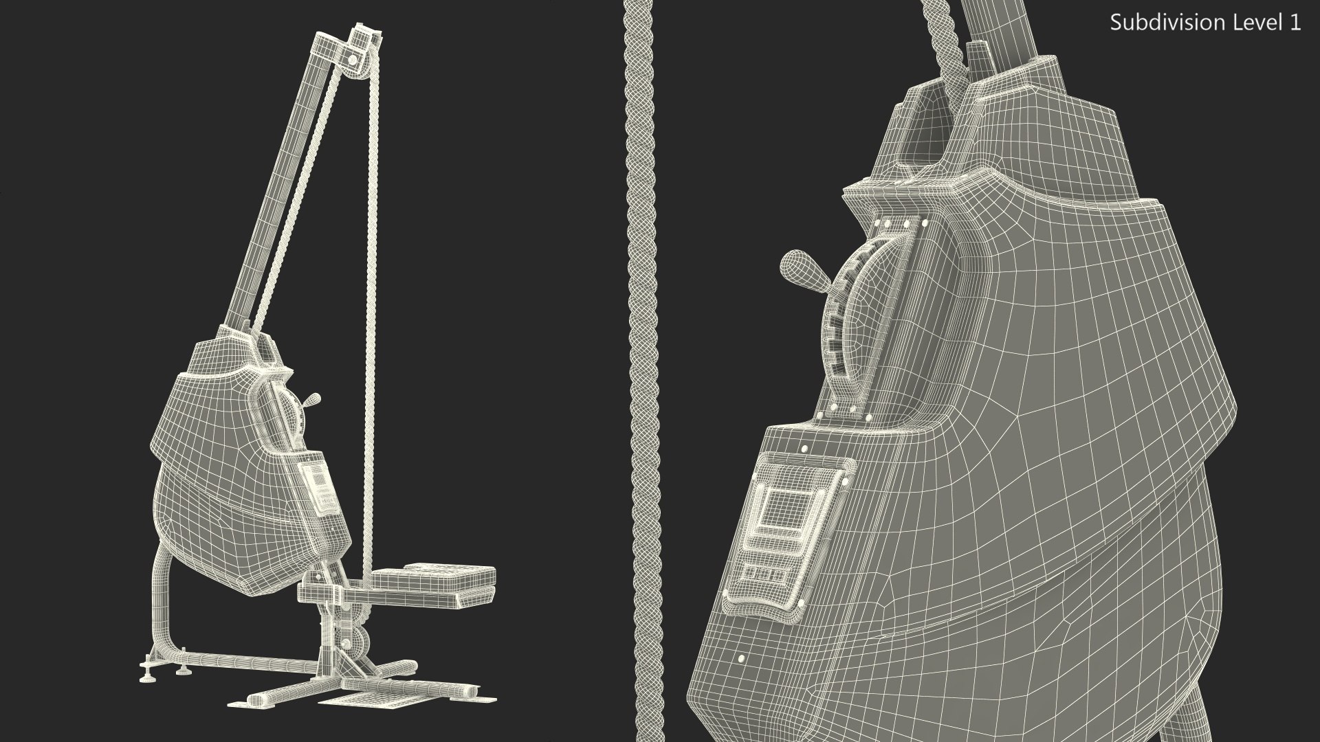 3D VLT Compact Rope Trainer - TurboSquid 2059256