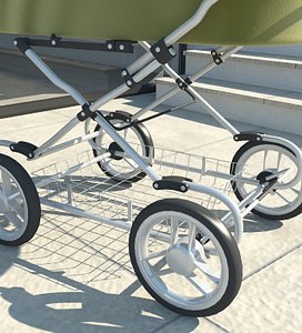 3d pram babies christmas