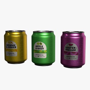 Juice Cans 3D