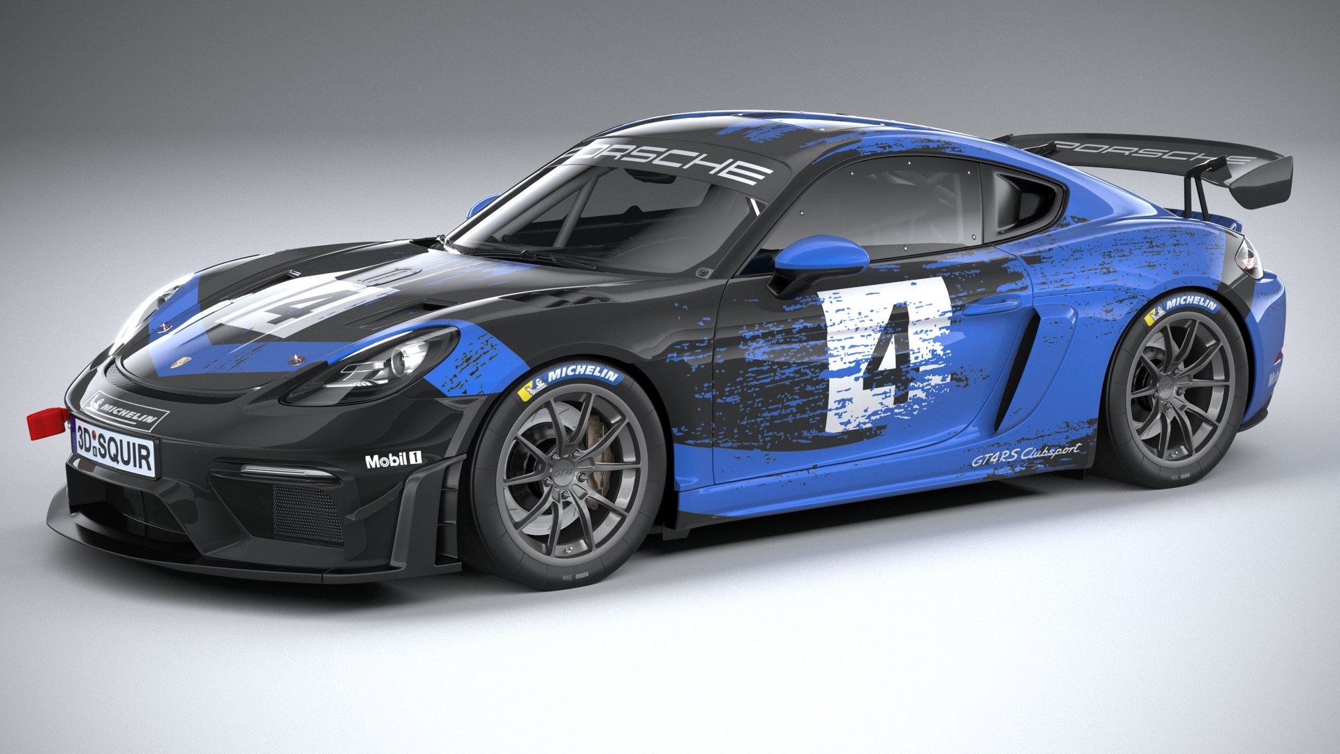 ポルシェ718ケイマンGT4RSクラブスポーツ20223Dモデル - TurboSquid
