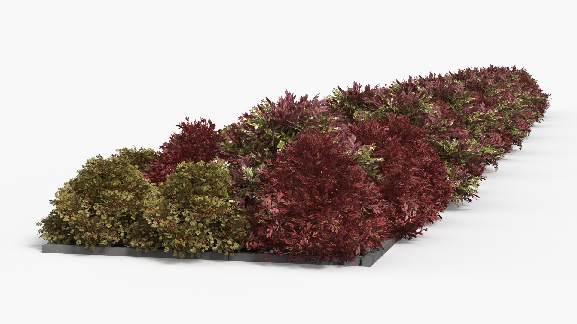 Low Poly Ornamental Shrubs Border Planting Multicolor 3D https://p.turbosquid.com/ts-thumb/GI/9FmyWM/Ar/low_poly_ornamental_shrubs_border_planting_multicolor_004/jpg/1782338709/1920x1080/fit_q87/ee04a60028df8957c47788de3f410c52a8172abc/low_poly_ornamental_shrubs_border_planting_multicolor_004.jpg
