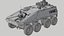 Sci Fi APC Low Poly SPP
