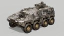 Sci Fi APC Low Poly SPP