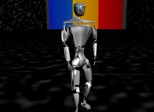 3d character robot model
