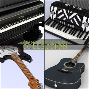 musical instrument 3d model