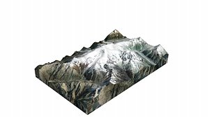 3D Rakaposhi Mountain