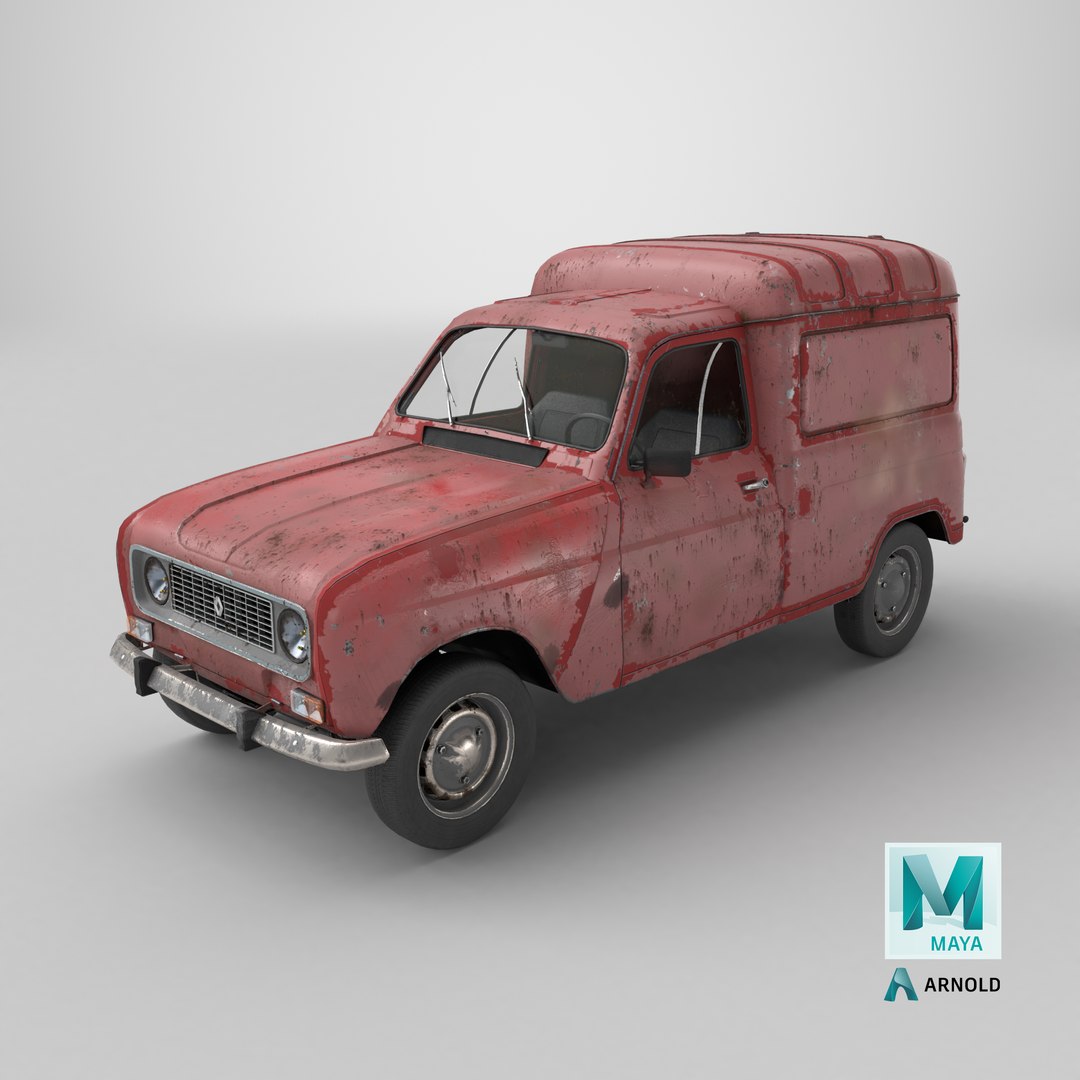 3D Renault 4 Van Rusted model https://p.turbosquid.com/ts-thumb/GI/Lda4yt/My/stemcell_maya_arnold_render/png/1712064590/1920x1080/fit_q87/d78eee69bb1e8b8ac7d43a447c31298a708cbbba/stemcell_maya_arnold_render.jpg