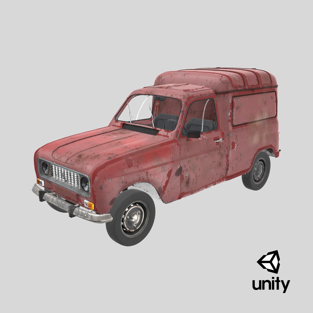 3D Renault 4 Van Rusted model https://p.turbosquid.com/ts-thumb/GI/Lda4yt/uI/stemcell_unity_render/png/1712064603/1920x1080/fit_q87/19ccfe8894d6778ab2ea089592a6715810402d4b/stemcell_unity_render.jpg