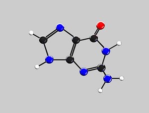 3D ball guanine