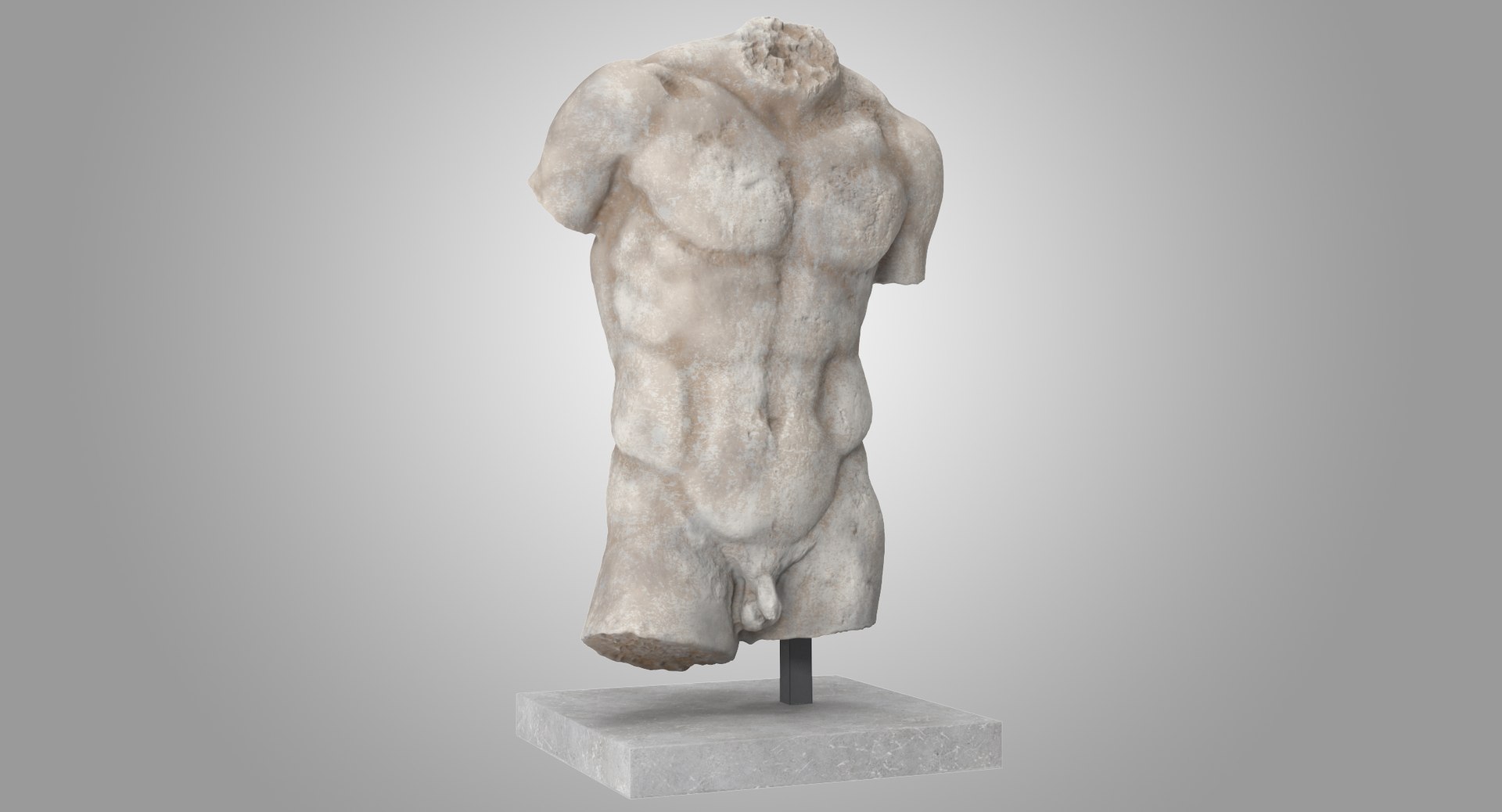 3D man torso model - TurboSquid 1274129