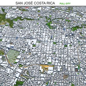 San Jose Costa Rica 3D model