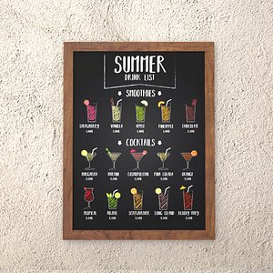 Menu board