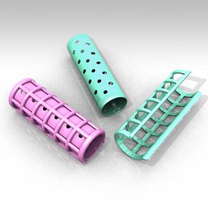 3d model hair roller
