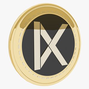 3D Kava Cryptocurrency Gold Coin