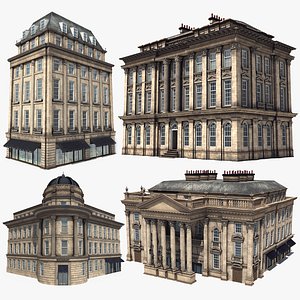 New Castle Old Buildings Pack ,4K PBR Textures