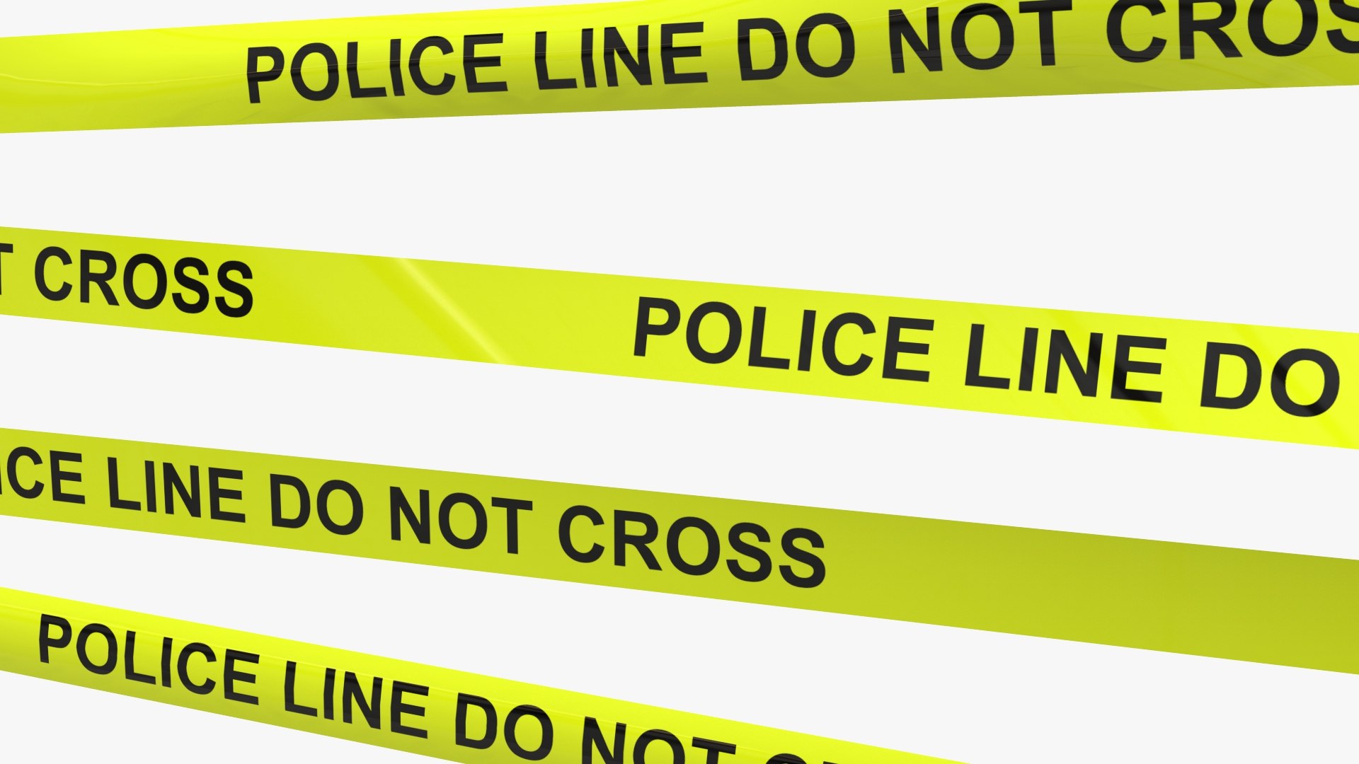 3D Police Line Ribbon - TurboSquid 2163985