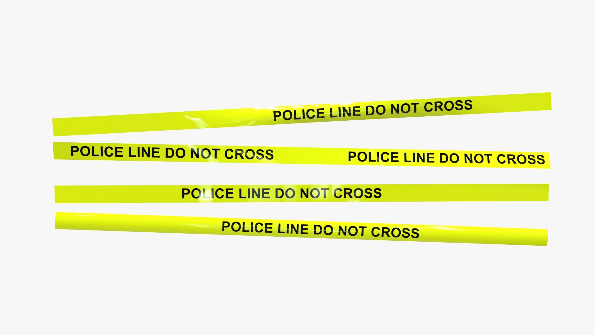 3D Police Line Ribbon - TurboSquid 2163985