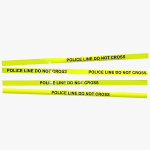 3D Police Line Ribbon