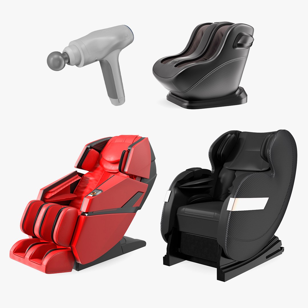 Electrical Massagers Collection 2 3D model preview