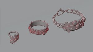 3D model Jewelry set