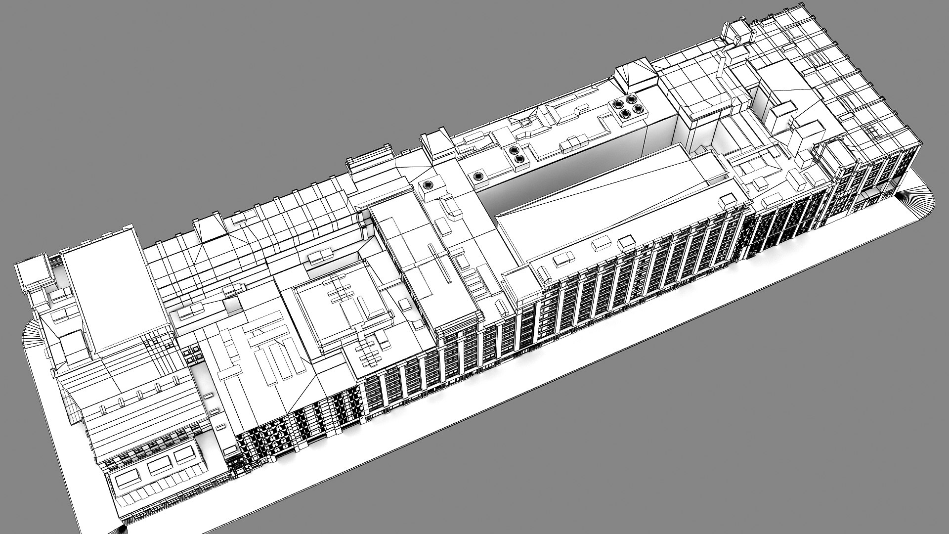 Chelsea Market New York City 3D - Wire 000018