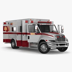 3D International Durastar Medical Services Unit Rigged model