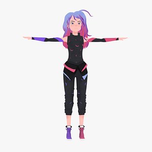 3D model Character Girl