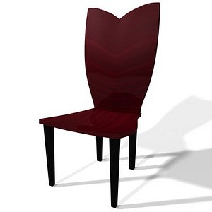 3d chair modern dining model