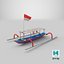 Jukung Boat Colorful