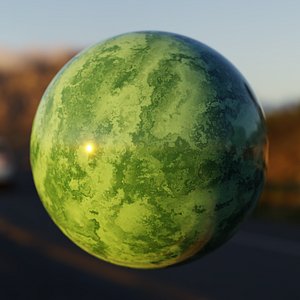 Procedural Surface Shader Collection - 17 Blender Materials model