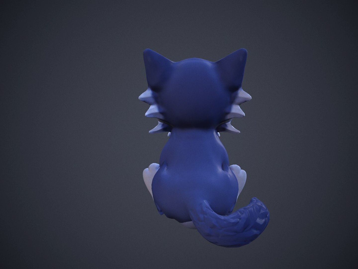 3d Model Cartoon Talking Cat